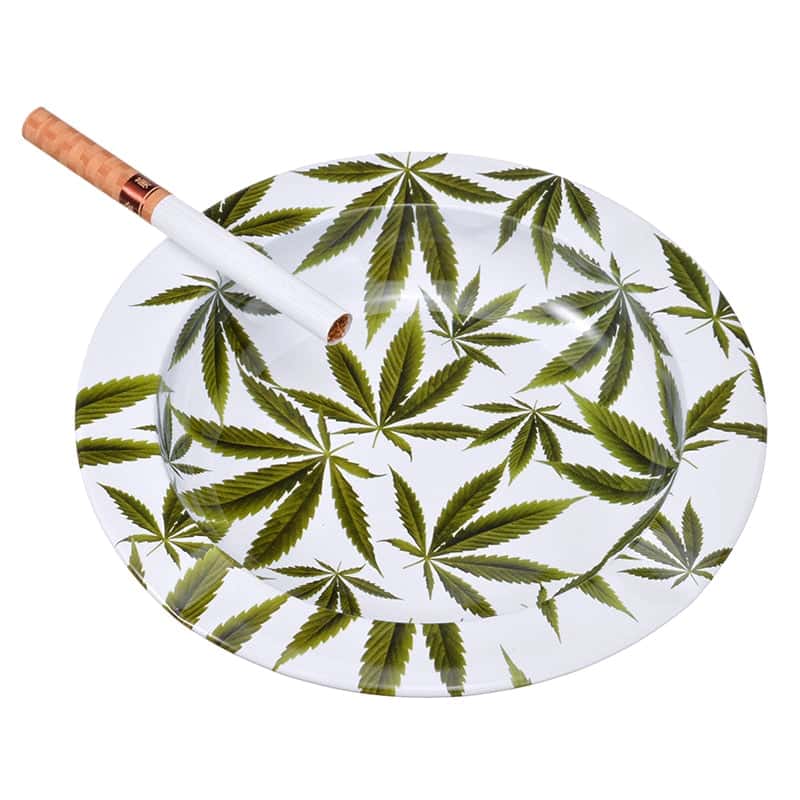 Cenicero Metal - Weed