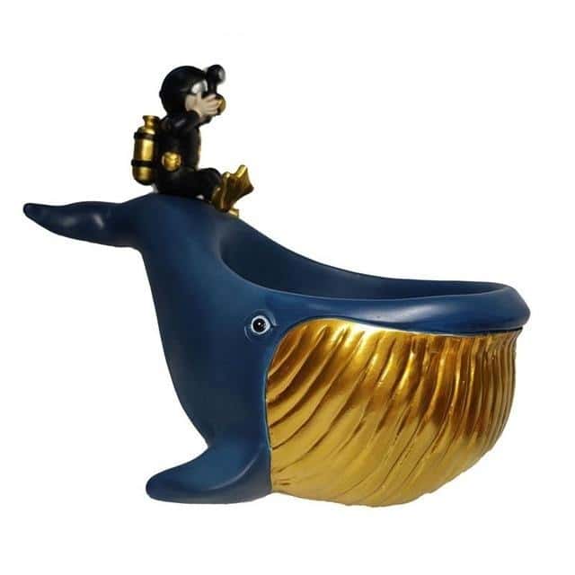 Cenicero Metal - Moby Dick Dorado